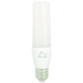 White LED light bulb on a white background