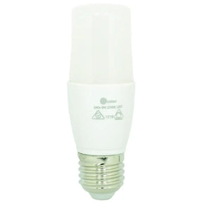 LED light bulb on a white background