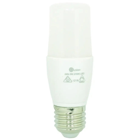 LED light bulb on a white background