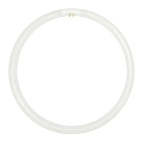 Circular white object on a white background