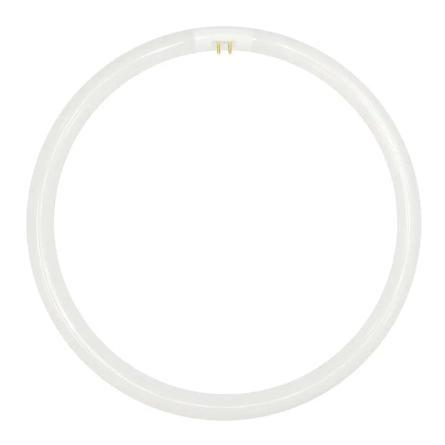 Circular white object on a white background