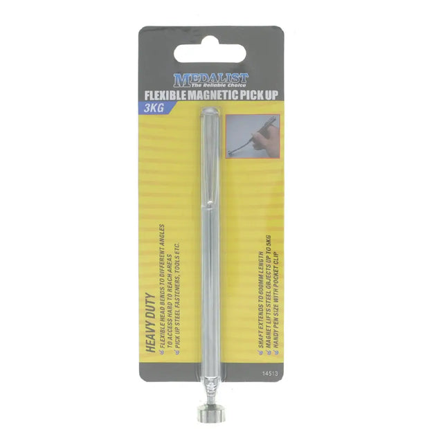 Mega List Flexible Magnetic Pick Up tool packaging on a white background
