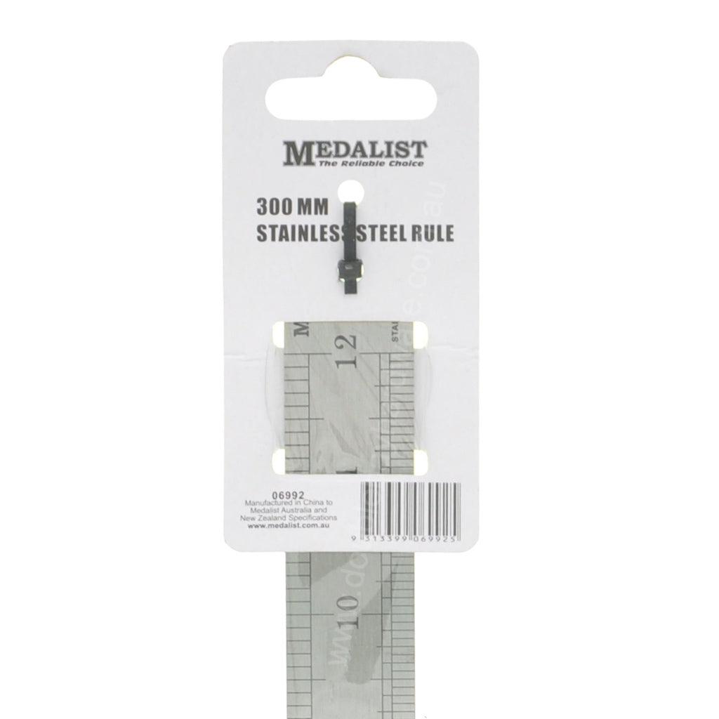 MEDALIST Stainless Steel Ruler 300mm 06992