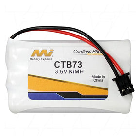 Ctb73 MI CTB73 3.6V NiMH Cordless Phone Battery F7356,DSS5808,DSS7805,WDECT2 ...