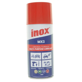 Inox MX3 multi-purpose lubricant spray can on a white background