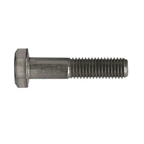 Metal bolt on a white background