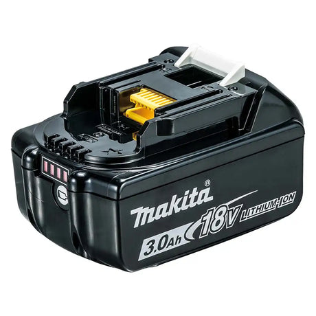 Makita 18V lithium-ion battery on a white background