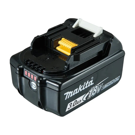 Makita 18V lithium-ion battery on a white background