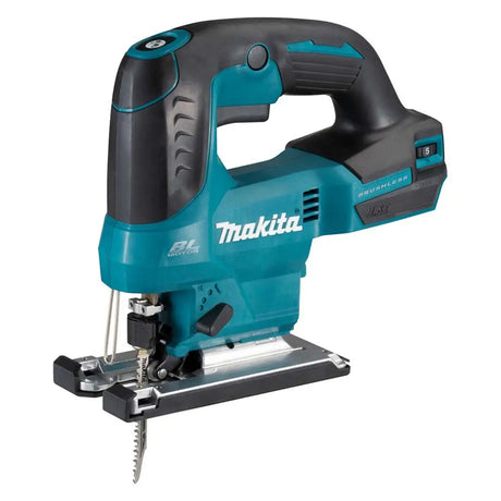 Makita cordless jigsaw on a white background