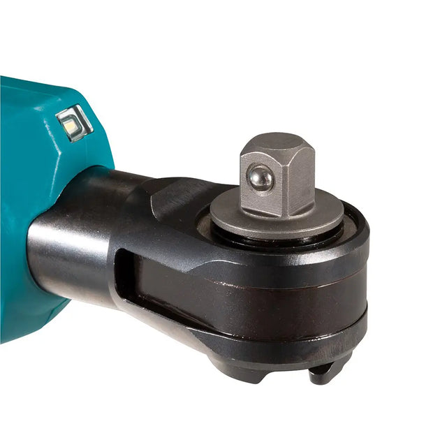 Close-up of a tool with a hexagonal socket on a white background
