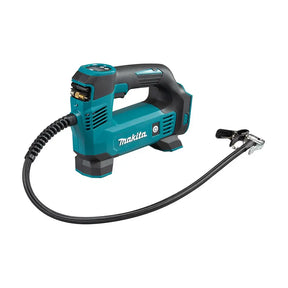 Makita air compressor on a white background