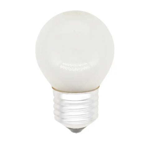 White incandescnt light bulb on a white background