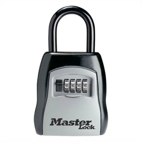 Master Lock combination lock on a white background