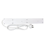 MaxEm 6 Way Power Board 10A With Overload Protection White ELS-0165