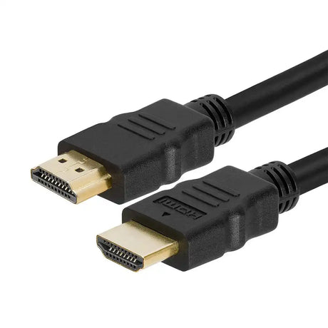 HDMI cable with two connectors on a white background