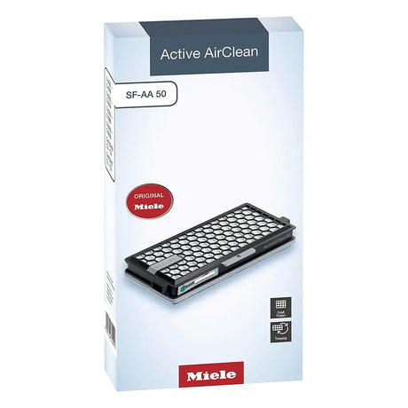 Miele Active AirClean filter packaging on a white background