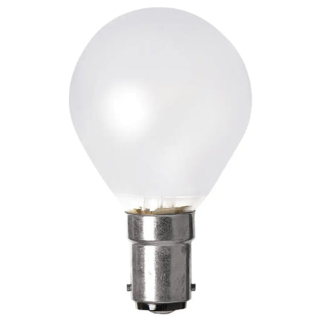 White light bulb on a white background