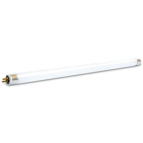 White fluorescent light bulb on a white background