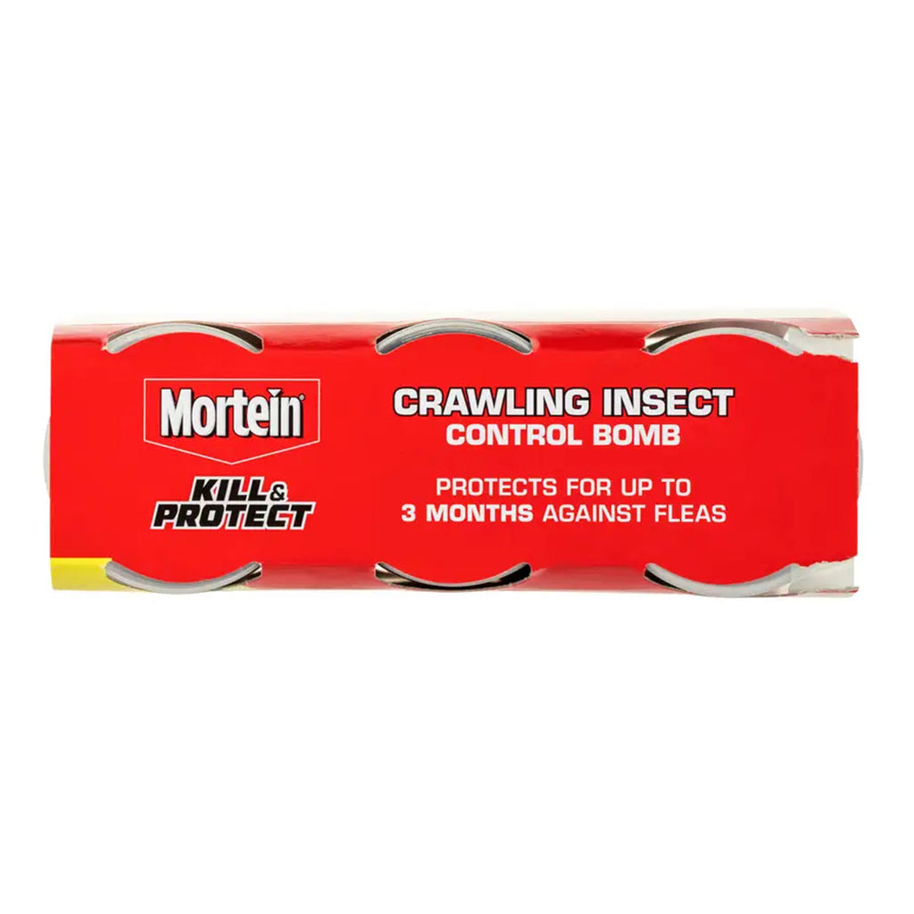 Mortein Kill & Protect DIY Crawling Insect Control Bomb 3x125g 3202785