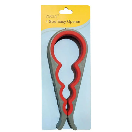 Vocen 4-size easy opener on a blue and yellow packaging background