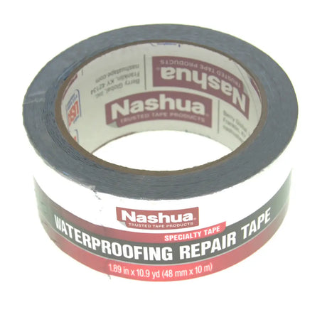 Roll of Nashua waterproofing repair tape on a white background