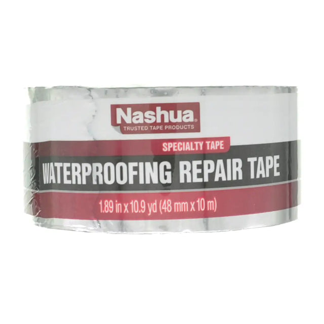 Nashua waterproofing repair tape on a white background