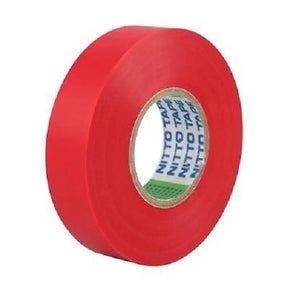 Red tape roll with Nitto Tape branding on a white background