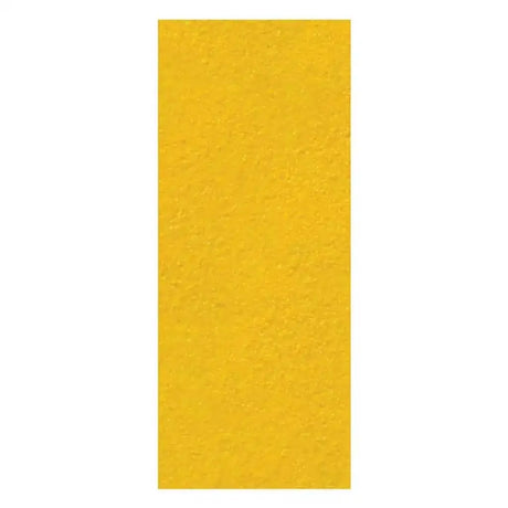 Yellow textured rectangular card on a white background