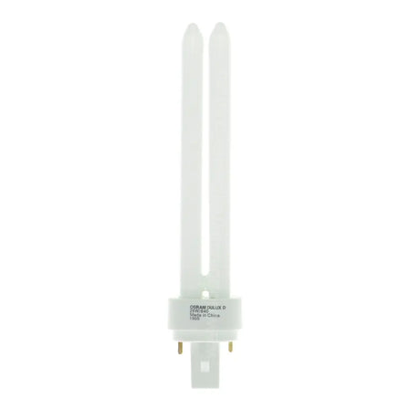 Compact fluorescent lamp on a white background
