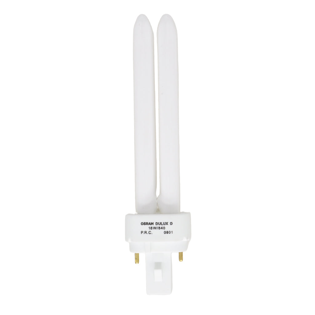 OSRAM DULUX D Lumilux Compact Fluorescent Light Bulb G24d-2 18W/840