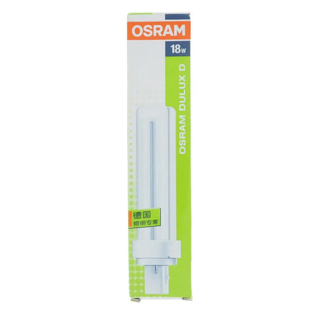 OSRAM Dulux D fluorescent tube light packaging on a white background