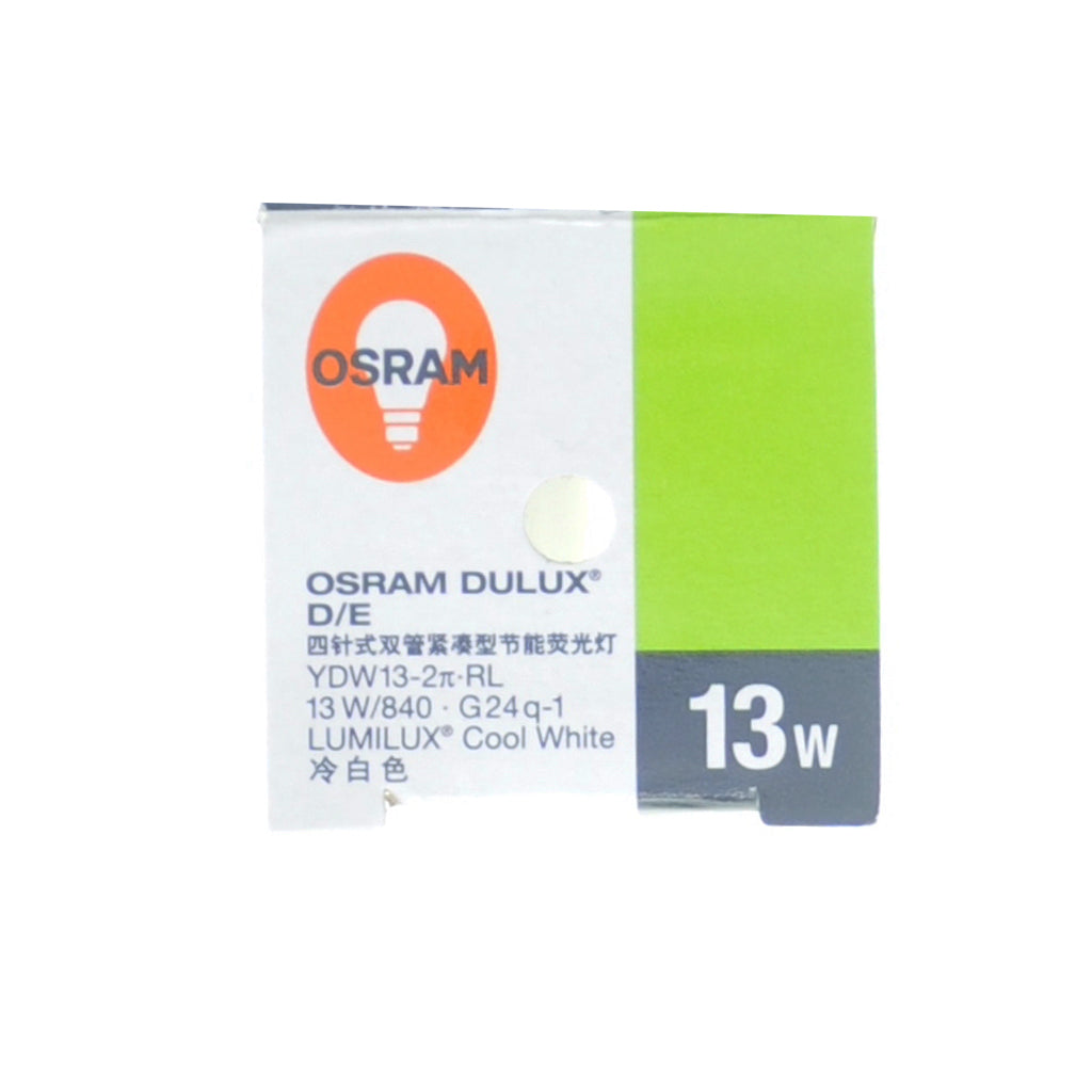 OSRAM DULUX D/E Compact Fluorescent Light Bulb G24q-1 13W/840