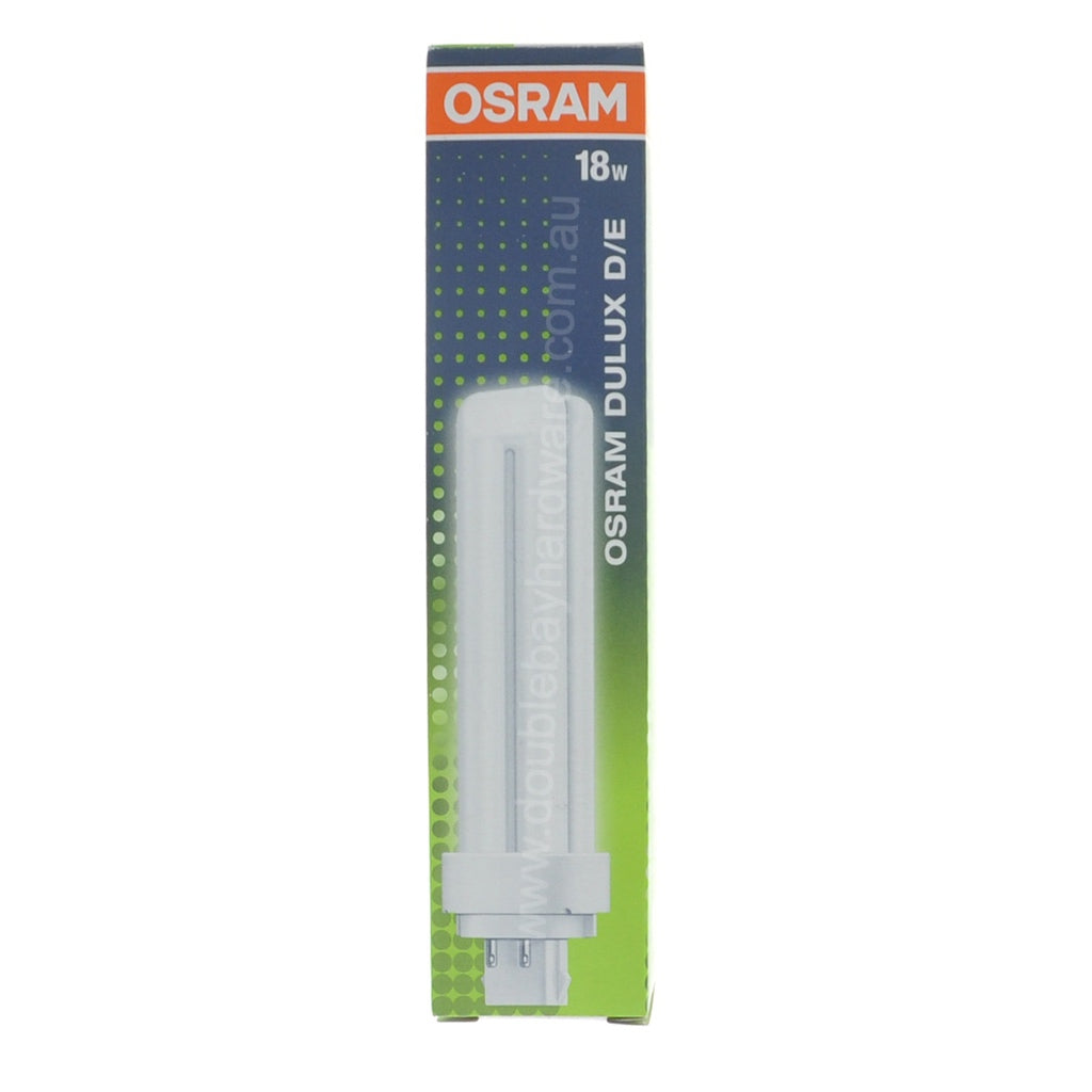 OSRAM DULUX D/E Energy Saving Light Bulb G24q-2 18W C/W 582966