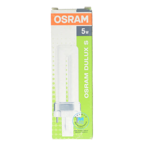 OSRAM DULUX S Compact Fluorescent Light Bulb G23 5W/865