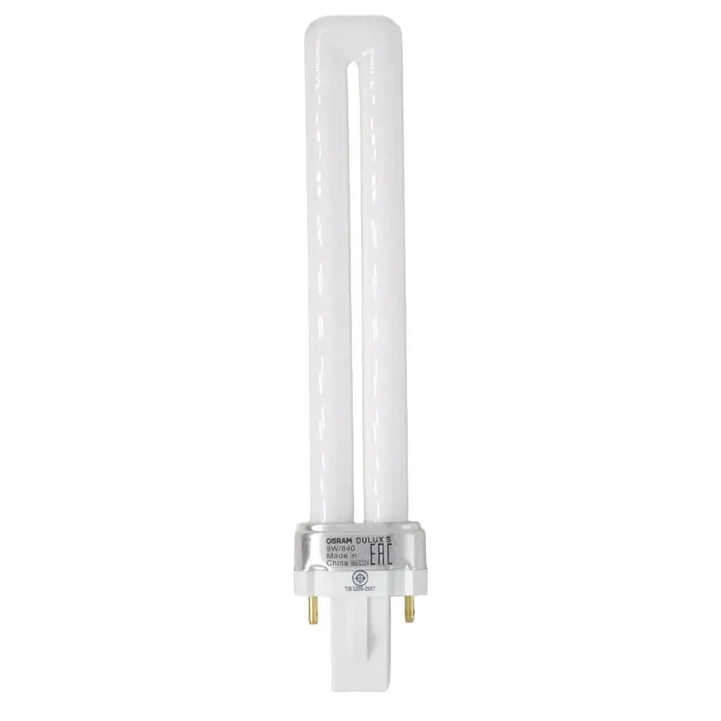 OSRAM DULUX S Compact Fluorescent Bulb G23 9W/840 – Double Bay