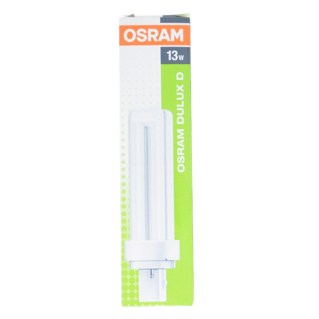OSRAM Dulux D Compact Fluorescent Light Bulb G24d-1 13W/840