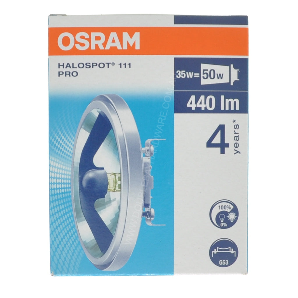 OSRAM Halogen HALOSPOT 111 PRO AR111 G53 12V 35W 24° 48832PROFL