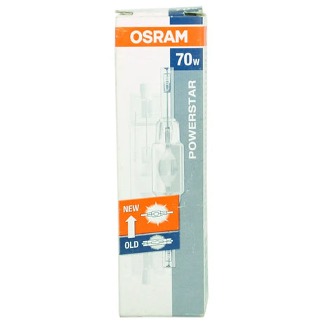 OSRAM Powerstar light bulb packaging on a white background