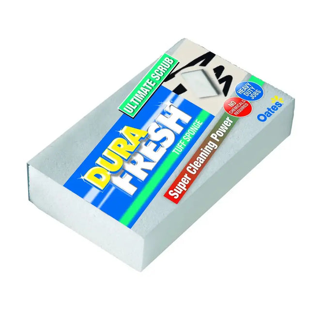 Box of Dura Fresh cleaning product on a white background