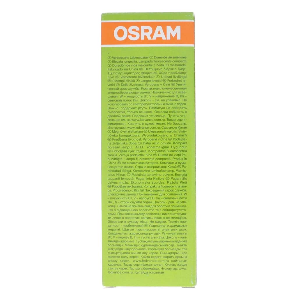 Osram Dulux T Plus Light Bulb GX24d-3 26W/827