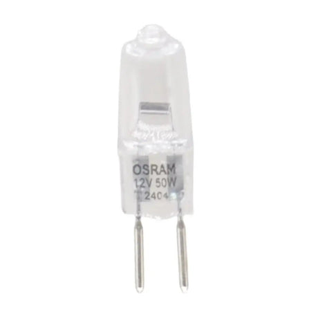 OSRAM GY6.35 light bulb on a white background