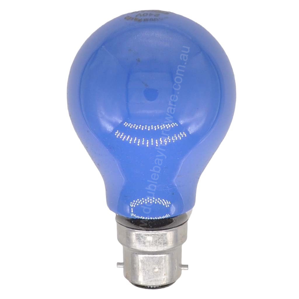 Osram GLS Coloured Incandescent Light Bulb B22 240V 40W Blue