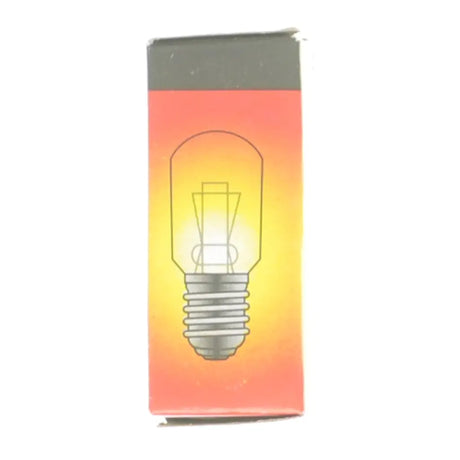 Light bulb packaging with gradient design on a white background