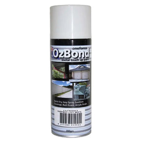 OzBond metal touch-up paint can on a white background