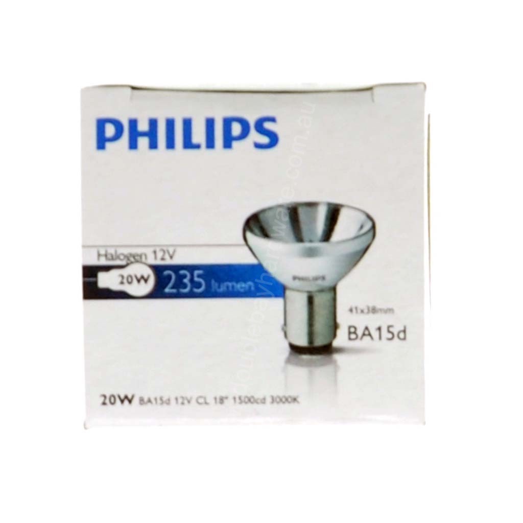 PHILIPS Aluminum Reflector BA15d 12V 20W 18° 6434 666753