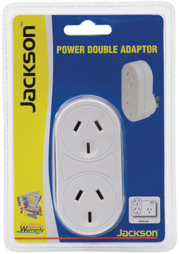 Jackson Vertical Power Double Adaptor PT6399