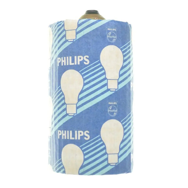 Pack of Philips light bulbs on a white background