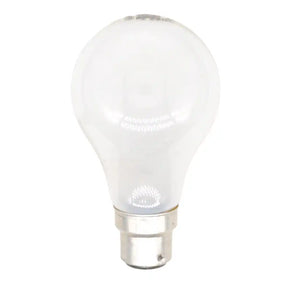 frost light bulb on a white background