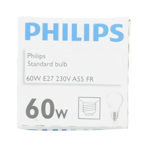 Philips standard bulb packaging on a white background