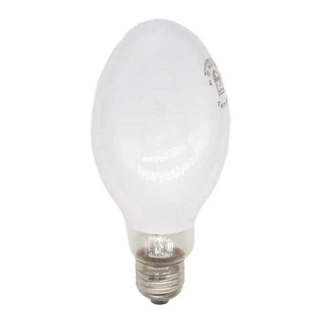 white light bulb on a white background